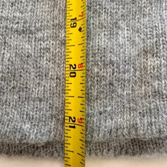 Revolve- Endless Rose- NWT-Cut Out Sleeve- Romantic Sweater- Mohair-Grey- M - Picture 10 of 13